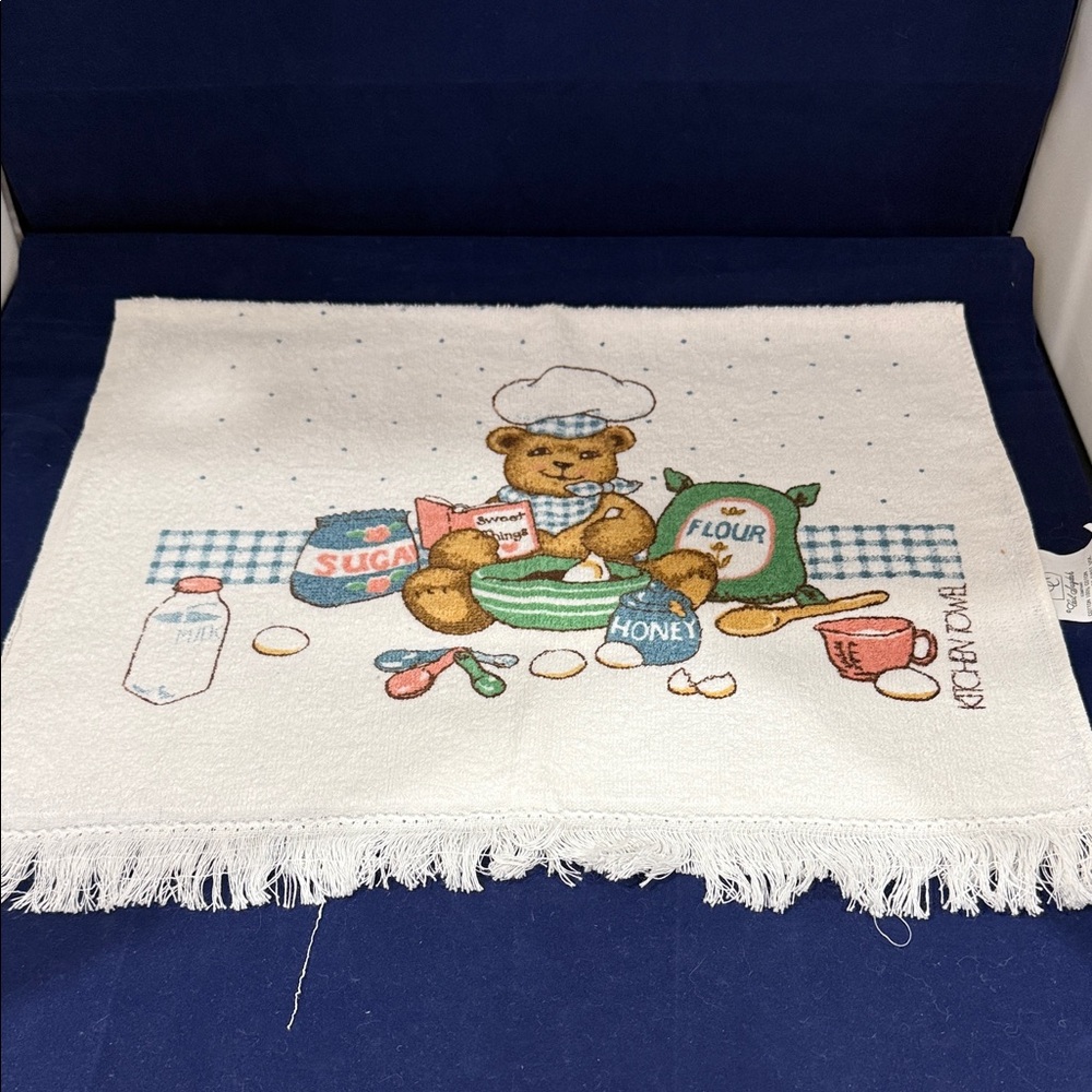 Kitchen Bear Baking Cotton Tea Towel